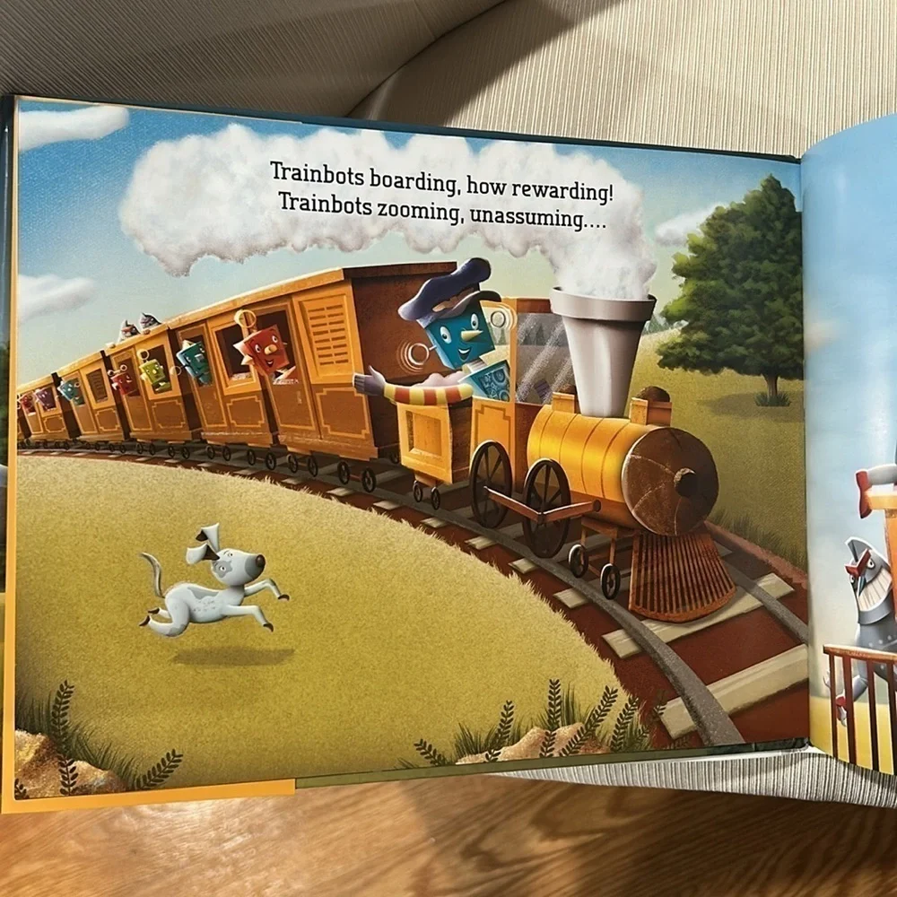 Trainbots Hardcover Children's Book by Miranda Paul